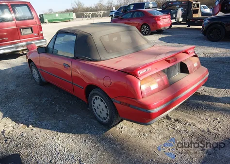 1991 Mercury Capri Xr2 z USA, uszkodzony, nr VIN 6MPCT0366M8619142